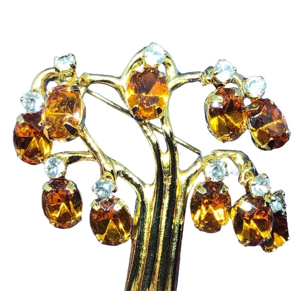 🧡🌳🧡KJL Kenneth Jay LaneTree of life brooch - Picture 3 of 13